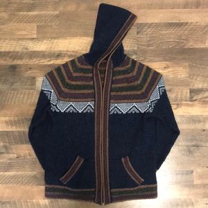 Alpaca Zip Up Sweater
